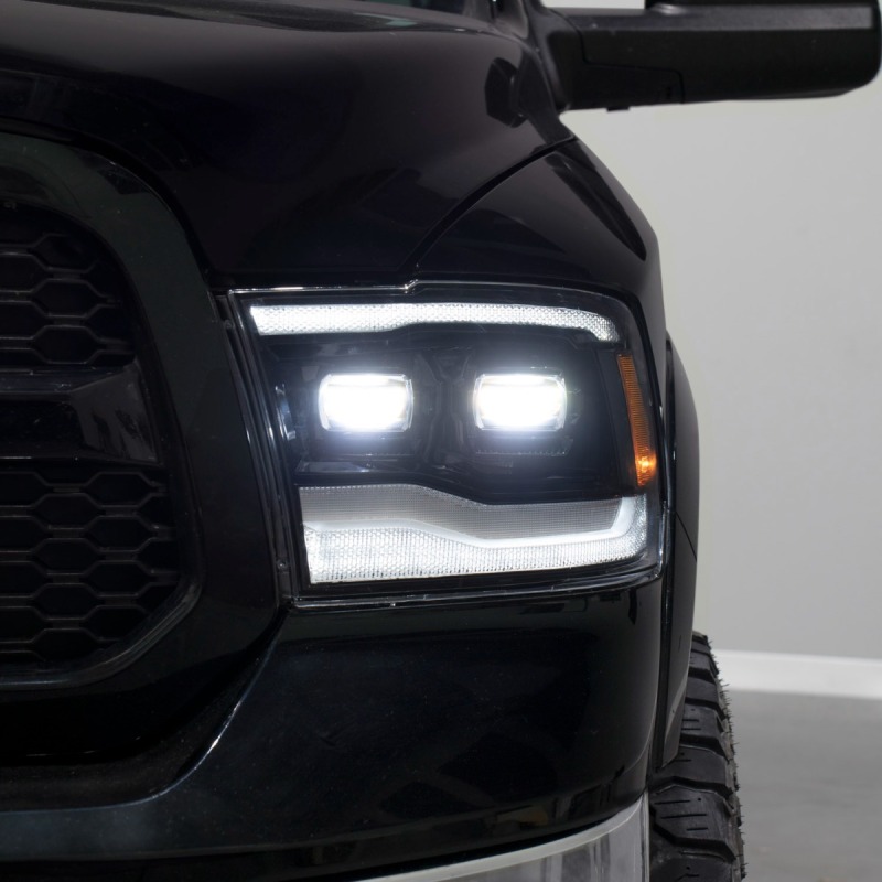 Ram 2500 Headlights - Front - FORM Lighting - Sequential LED Projector - Black - `09-`18